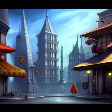 level design, concept art, design, city, magic realism, roberto f. castro