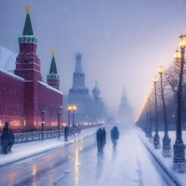 moscow, winter, russia, high detail, sharp focus, 4k, adrianus eversen