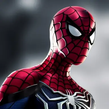 spider man, venom, human, photoreal, 4k
