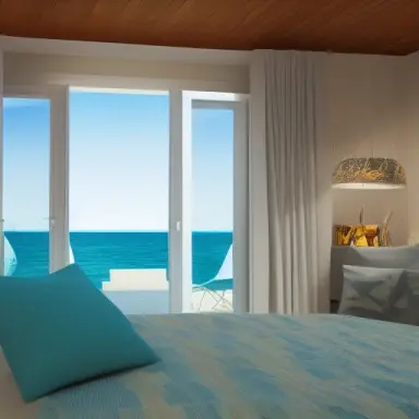 room interior. sea style
