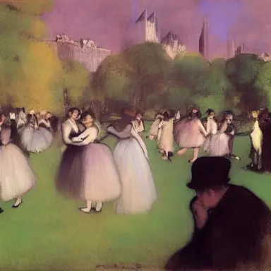 central park by degas