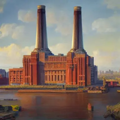 battersea power station london by marianne north