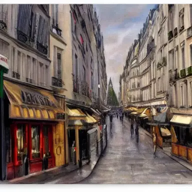streets of paris by david hockley color