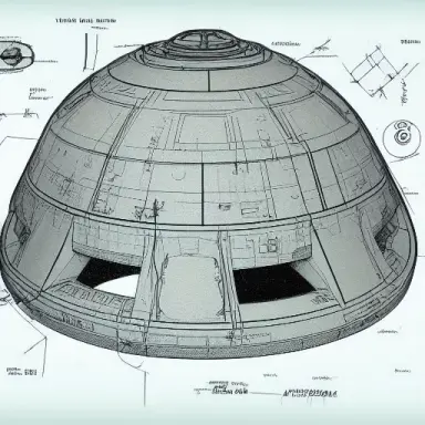 secret blueprints for crashed ufo, drawing, highly detailed, alien fonts
