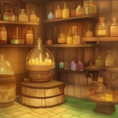 potions factory outside