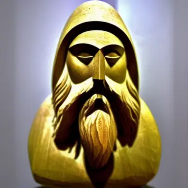 hermit, sculpture, medieval, esotericism, constantin brancusi, figurative sculpture, antiquity, wooden sculpture, impressionism
