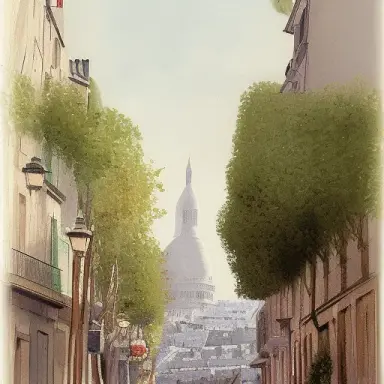 1880s Montmartre By Anne Gifford