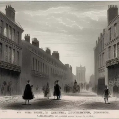1850s, london, Charles Dickens, downtown