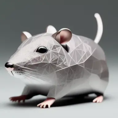 cute toy rat, geometric accurate, relief on skin, plastic relief surface of body, intricate details, cinematic,