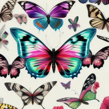 beautiful butterfly stickers