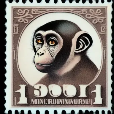 stamp in monkeys mlkjnh