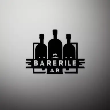 minimalistic logo for bar