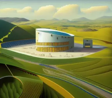 contemporary new Third places, grocery stores, medical centers making countryside attractive, Andrey Remnev, Antonio Mor, Bjark