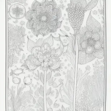 Line drawing for a coloring book for kids