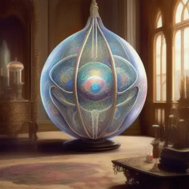magical energy, intricate elegant highly detailed lifelike realistic painting, setting, orbs