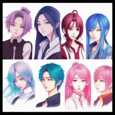 anime kpop drawing colored hd very detailed art masterpiece