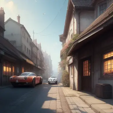 The sign on the atelier, car mats, EVA, anime. illustration, realistic shaded lighting by Ilya Kuvshinov, Giuseppe dangelico pin
