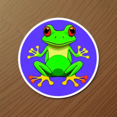 frog, Sticker
