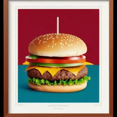 hamburger for poster,