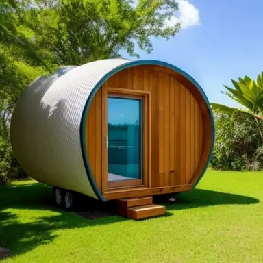ingenious and innovative tiny home designed by jacque fresco,