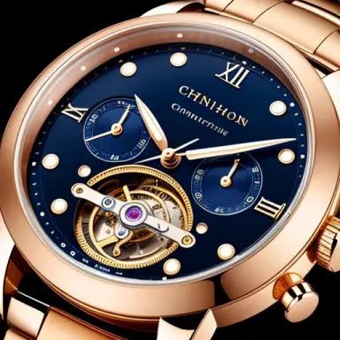 a grand complication watch with a skeletonized design and an 18k white gold case. the watch have a diameter of 45mm and a thickn