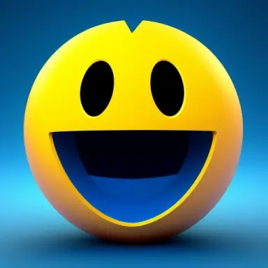 pacman with teeth photo realistic octane render best quality