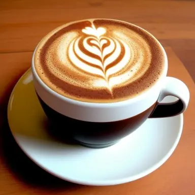 capuccino with chocolate highly realistic extreme detail