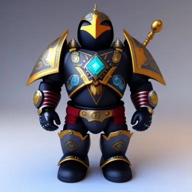 mechanical penguin warrior