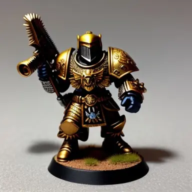 warhammer40k silverbiker with a dinosaur
