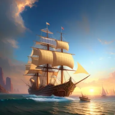 a giant ship near the village made by stanley artgerm lau wlop rossdraws artstation cgsociety concept art cgsociety oct