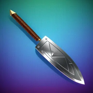 stylized ancient hatchet 3d concept art right orthographic solid background ultra detailed centered flat image fantasy