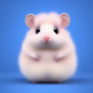 high quality 3 d render hyperrealist very cute multipastel dotted fluffy! hamster with detailed fluffy wings!!, vray smooth, in