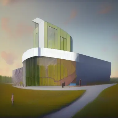 modern new small hospital in countryside, Andrey Remnev, Antonio Mor, Armand Guillaumin, Bjarke Ingels