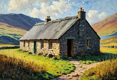 a bothy impressionist painting