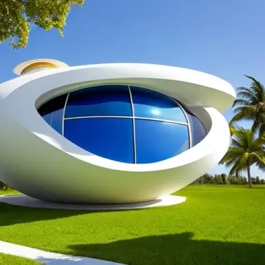 futuristic house designed bu jacque fresco,