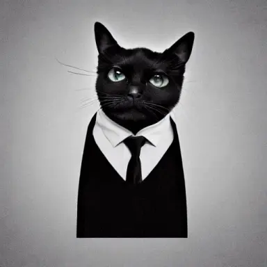 cat art portrait stable diffusion artwork by smeagol 04219