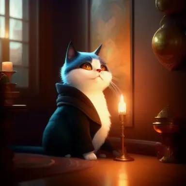 Shura the thief of aromas, cozy indoor lighting, artstation, detailed, digital painting,cinematic,character design by mark ryd