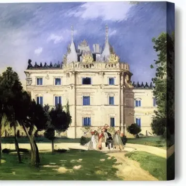 Saint Germain en Laye Castle by Edouard Manet