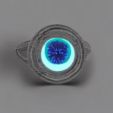 a halo ring, digital art