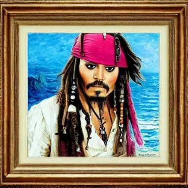 Jack Sparrow by Claude Monet