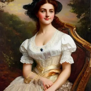 VICTORIAN GIRL,FEMININE,((PERFECT FACE)),((FACE)),((DETAILED PUPILS)). OIL PAINTING. (((LARGE BREAST)),((TONED ABS)),(THICK