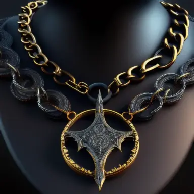 large chain focus on the chain digital painting, fantasy epic weapon, in the style of Lord of the ring God of War batman, darkne