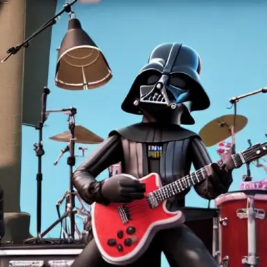 darth vader fun guitar hero funny 0123 g