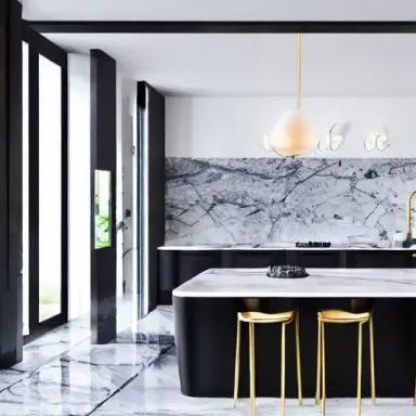 modern design livingroom kitchen 001