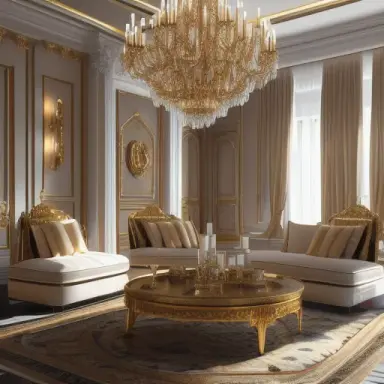 mansion interior, modern, marmor, expensive, golden accents, exquisite, volumetric lighting, octane render, hyper realistic, 4k,