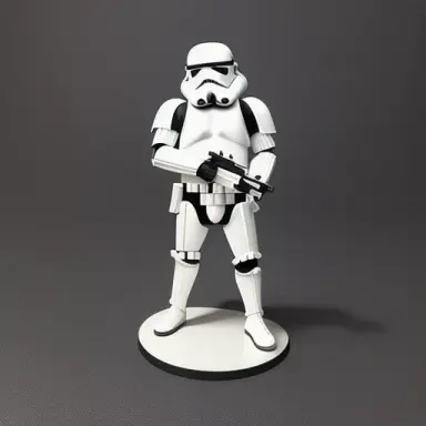 stormtrooper killer of werewolf figurine