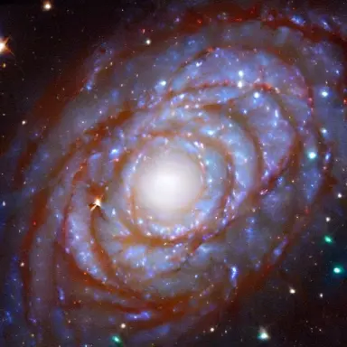 beautiful spiral galaxy, Hubble image