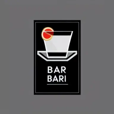 minimalistic bar logo