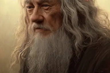 Gandalf from Lord of the Rings diffuse lighting fantasy intricate elegant highly detailed lifelike photorealistic digital painting artstat W 768 n 9 i