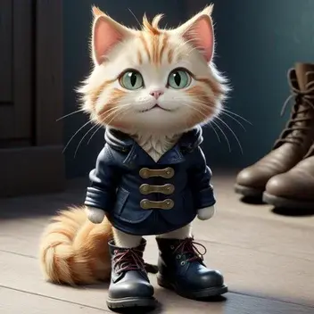 a cat in boots